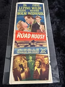 Road House 1948 orig. INSERTAR PÓSTER DE PELÍCULA RICO. Widmark Ida Lupino Cornel Wilde - Imagen 1 de 7