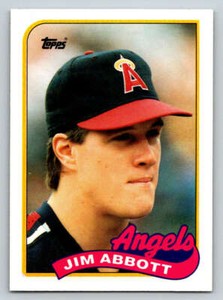 1989 Topps Traded #2T Jim Abbott (ref 195403)