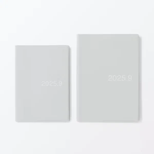 Muji 2025 Vertical Planner Starting in August 2025 With 2 Sizes Gray Color - Picture 1 of 13
