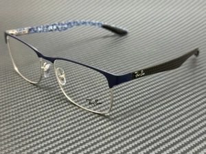 RAY BAN RX8416 3016 Matte Blue Carbon Unisex 55 mm Eyeglasses - Picture 1 of 4