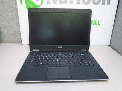 Dell Latitude E7440 14" i7-4600U 2.1GHz 8GB/256GB mSATA Linux Laptop+AC[No BTRY] - Image 1 of 4
