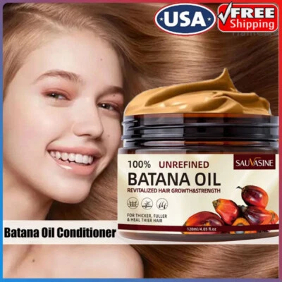 Acondicionador de aceite de batana 120 ml para el crecimiento del cabello, para el cuidado del cabello, reparación del cabello dañado Foto 1 de 4