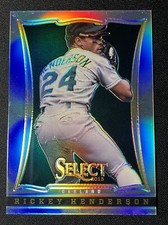 2013 Panini Select Rickey Henderson Silver Prizms #101 Oakland A’s NM-M