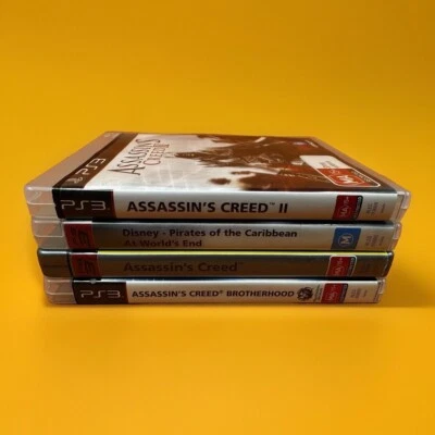 Playstation 3 Assassins Pirates 4 Pack  Assassins Creed 1,2, Brotherhood Etc - Image 1 of 4