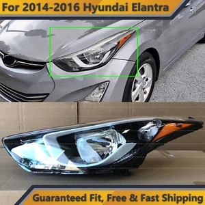 Headlight Replacement for 2014 2015 2016 Hyundai Elantra Left Driver w/ Bulb - Picture 1 of 4