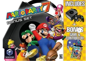 Nintendo GameCube Console Black Bundle - Mario Party 7 with 2 controllers - Picture 1 of 1