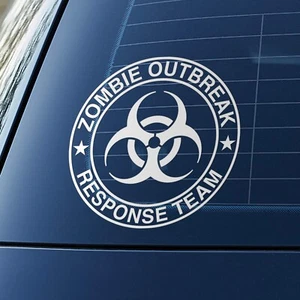 Zombie Outbreak Response Team Sticker Window Decal Novelty Driver Vinyl Decal - Picture 1 of 5