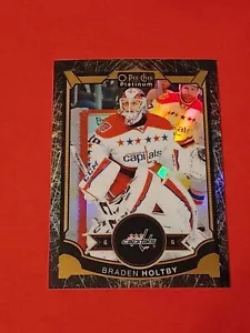 2015-16 OPC Platinum Black Ice #97 Braden Holtby #/99 Washington Capitals - Picture 1 of 2