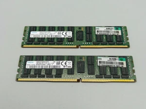 Samsung 64GB (2x32GB) M386A4G40DM0-CPB0Q DDR4 PC4-2133P-LD0 SERVER RAM - Photo 1/2