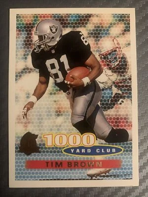 1996 Topps Football #248 Tim Brown TYC - Image 1 of 2