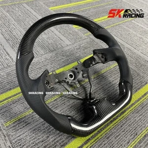 Real Carbon Fiber Steering Wheel 1PCS Fits Subaru Legacy 2003-2006 New Style - Foto 1 di 17
