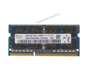 SK Hynix 8GB 2RX8 DDR3L 1600Mhz PC3L-12800S 1.35V Laptop Memory SODIMM RAM 1x - Picture 1 of 5