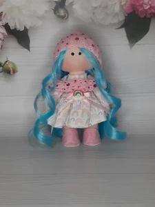 ♡Puppe nach Tilda Art ♡Künstlerpuppe ♡  top Qualität Unikat Handarbeit 15cm - Bild 1 von 1