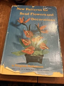 Virginia Nathanson NEW PATTERNS FOR BEAD FLOWERS AND DECORATIONS  HARDCOVER - Bild 1 von 6