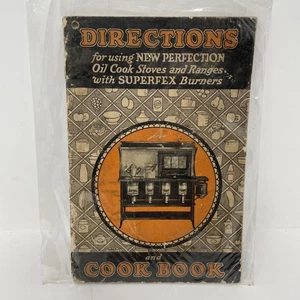 Vintage 1922 New Perfection Oil Cook Stove Superfex Directions Cook Book Manual - Picture 1 of 12