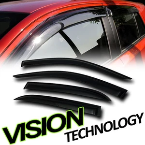 For 03-07 Accord 4 Door Sedan Jdm Rain/Wind Guard Shade Deflector Window Visors - Picture 1 of 2