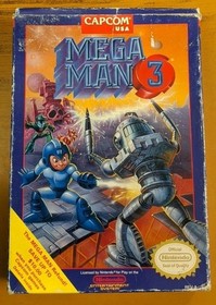 Mega Man 3 (Nintendo NES, 1990) No Manual