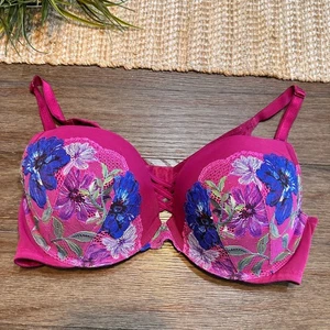 Sujetador Push-Up Torrid XO Boost 40D Encaje Floral Navarra Bordado Encaje Rosa - Imagen 1 de 13