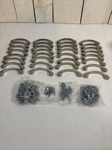 32 Avante 3" Pull Cabinet Drawer Knob Pull Satin Nickel Assortment Of Screws - Picture 1 of 11