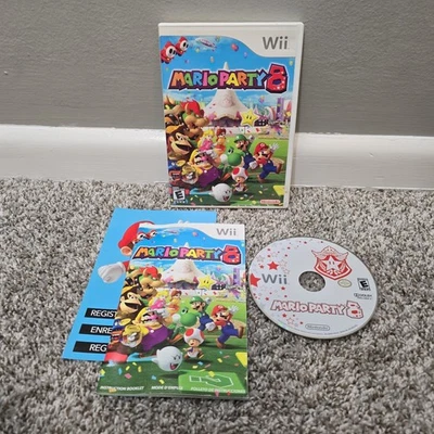 MARIO PARTY 8 (Nintendo Wii, 2006) Complete w/ Case, Manual  - Image 1 of 4