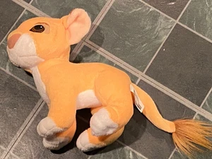 Auténtico peluche Simba 1993 El Rey León 8" *usado/sin etiqueta* g2 - Imagen 1 de 5