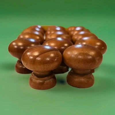 14件套木制抽屉拉柜旋钮家具五金老式 — 第 1/4 张图片