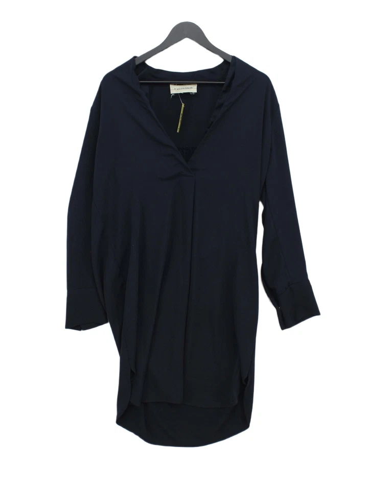 Malene Birger A-Line Midi Dress in Blue - Image 1 of 4