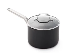 Calphalon Harteloxiert Antihaft 3,5 Quart Kochtopf mit Deckel, Schwarz - Bild 1 von 5
