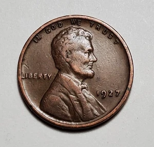 1927 P LINCOLN WHEAT PENNY #C9669 - Picture 1 of 2