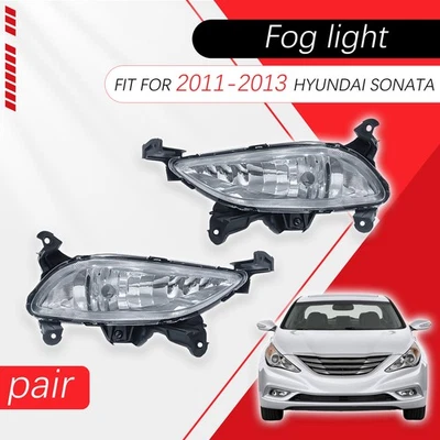 Luces antiniebla con bombilla para parachoques delantero Hyundai Sonata 2011 2012-2013 Foto 1 de 4