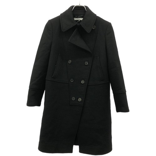 GIVENCHY Cappotto Lungo Lana Melton 12X 0006 110 Nero 36 Usato0