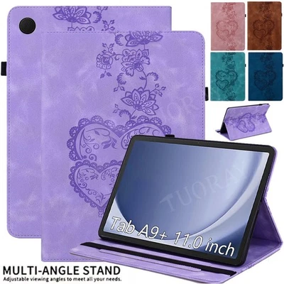 For Samsung Galaxy Tab A9 A9+ A8 A7 S7 S8 S9 FE S10 Plus Flip Leather Stand Case - Image 1 of 4