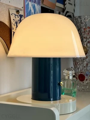 Lámpara de Mesa Seta Moderna Regulable Luz Nocturna Inalámbrica Táctil Recargable D... Foto 1 de 4