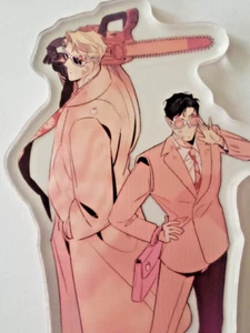 Unofficial Roses and Champagne BL Manhwa Caesar Lee Won Pink Kitty Acrylic Stand - Picture 1 of 5