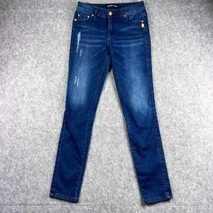 Bettina Liano Womens Jeans W27 L26 Blue Denim Mid Rise Skinny Zip Fly Stretch - Picture 1 of 9