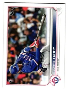 2022 Topps # 97 Curtis Terry Texas Rangers Rookie - Picture 1 of 2