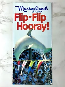1980 Marineland Florida Brochure dolphin show vintage retro photos St. Augustine - Picture 1 of 6