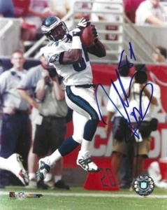 Signiert 8x10 Freddie Mitchell Philadelphia Eagles handsigniertes Foto - mit Coa - Bild 1 von 1