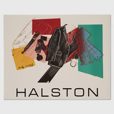 Andy Warhol Rare Original 1982 Halston Men's Wear Poster