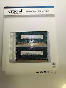 Crucial 4 GB (2x2GB) 1Rx8 PC3 -10600S-9-10-B1 HMT325S6BFR8C-H9 No AA - Picture 1 of 5