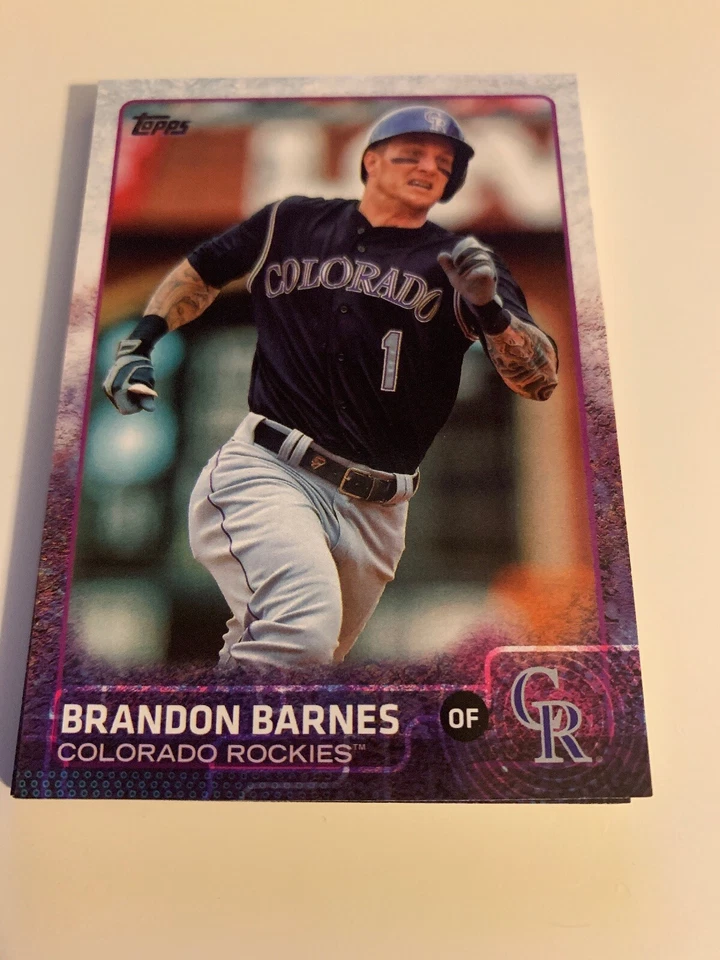 2015 Topps Series 2 #492 Brandon Barnes Colorado Rockies - Image 1 of 1