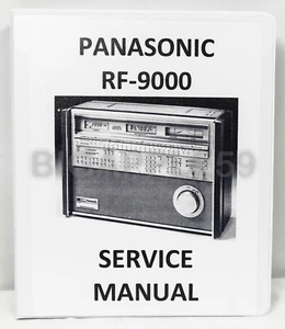 **VERY SCARCE** Service Manual Panasonic RF-9000 Shortwave AM FM Radio #2 - Picture 1 of 7