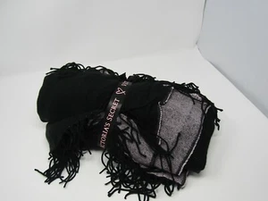 Manta Victoria Secret Edición Limitada 50x60 Negro Rosa VS Logotipo Corazón Nuevo con Etiquetas - Imagen 1 de 4