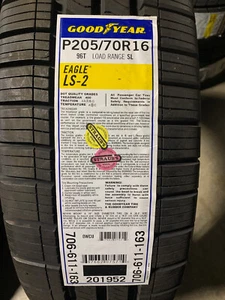 2 New 205 70 16 Goodyear Eagle LS-2 Tires - Picture 1 of 5