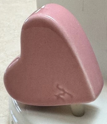Nora Fleming RETIRED Be mine PINK HEART Mini A154 New - Image 1 of 4