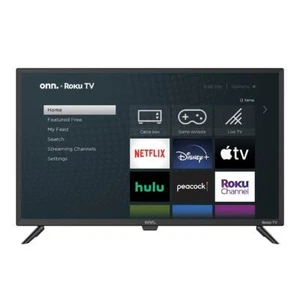 32" Smart TV Class 720P HD LED Roku DLED Display Wireless Streaming - Picture 1 of 7