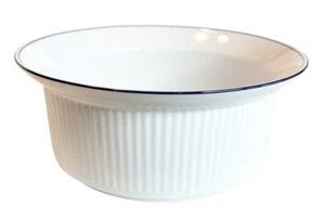 Christianshavn Azul Dansk Bistro Souffle Cazuela Blanco Azul De Colección 8" - Imagen 1 de 5