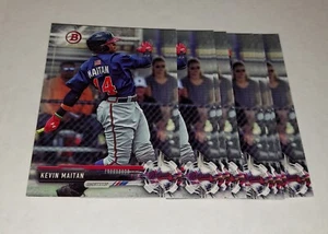 LOT (10) KEVIN MAITAN 2017 BOWMAN DRAFT RC #BD-160 BRAVES - Picture 1 of 2
