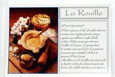 Postcard Frankreich Rezept Rost Postkarte 6877