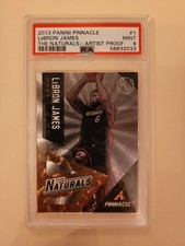 2013-14 Pinnacle The Naturals Artist Proof #1 LeBron James PSA 9 Low Pop!